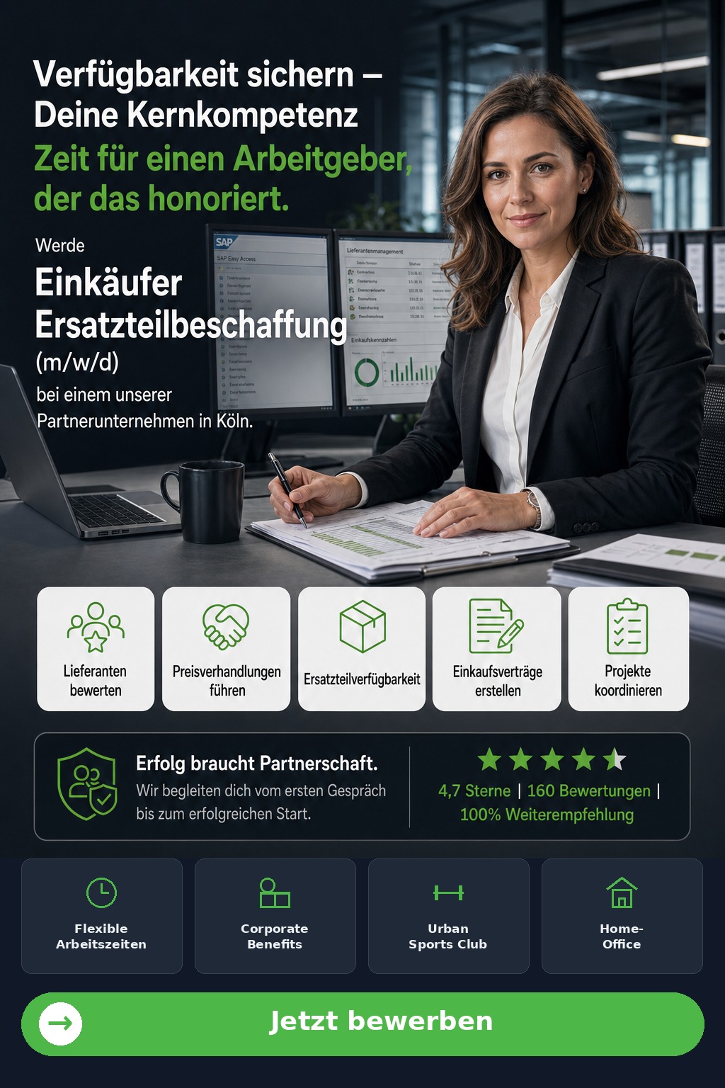 Einkäufer Ersatzteilbeschaffung (m/w/d) (Köln) - Driven Solution GmbH