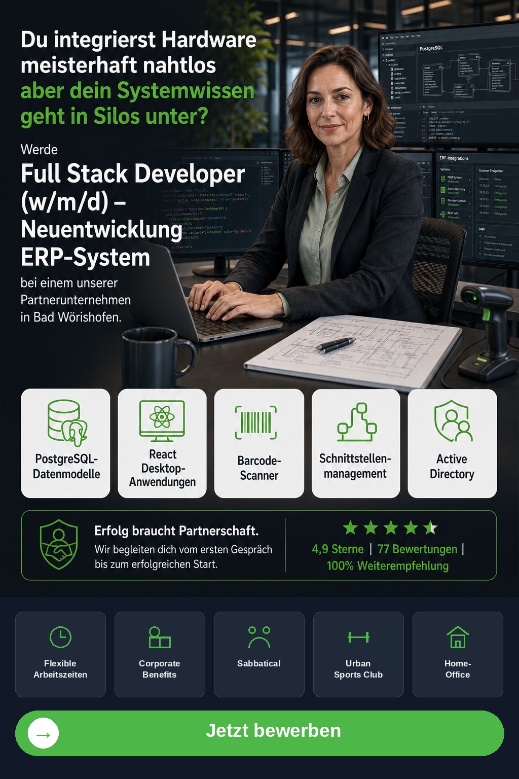 Full Stack Developer (w/m/d) – Neuentwicklung ERP-System (Bad Wörishofen) - Driven Solution GmbH