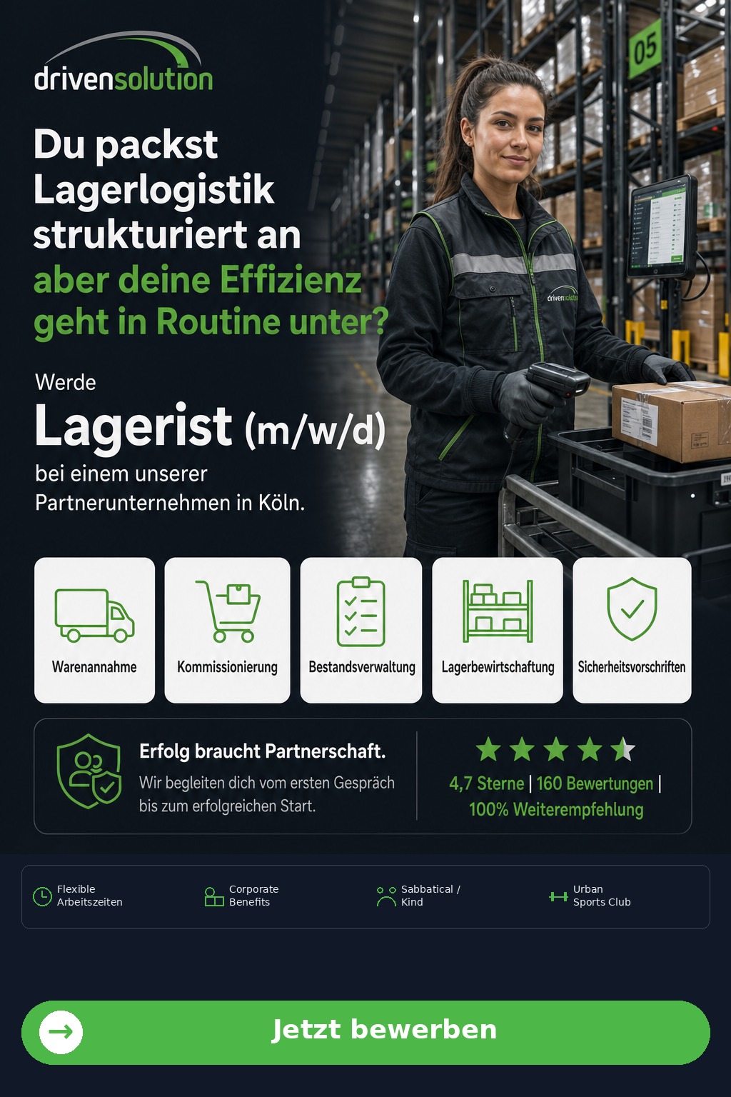 Lagerist (m/w/d) (Köln) - Driven Solution GmbH