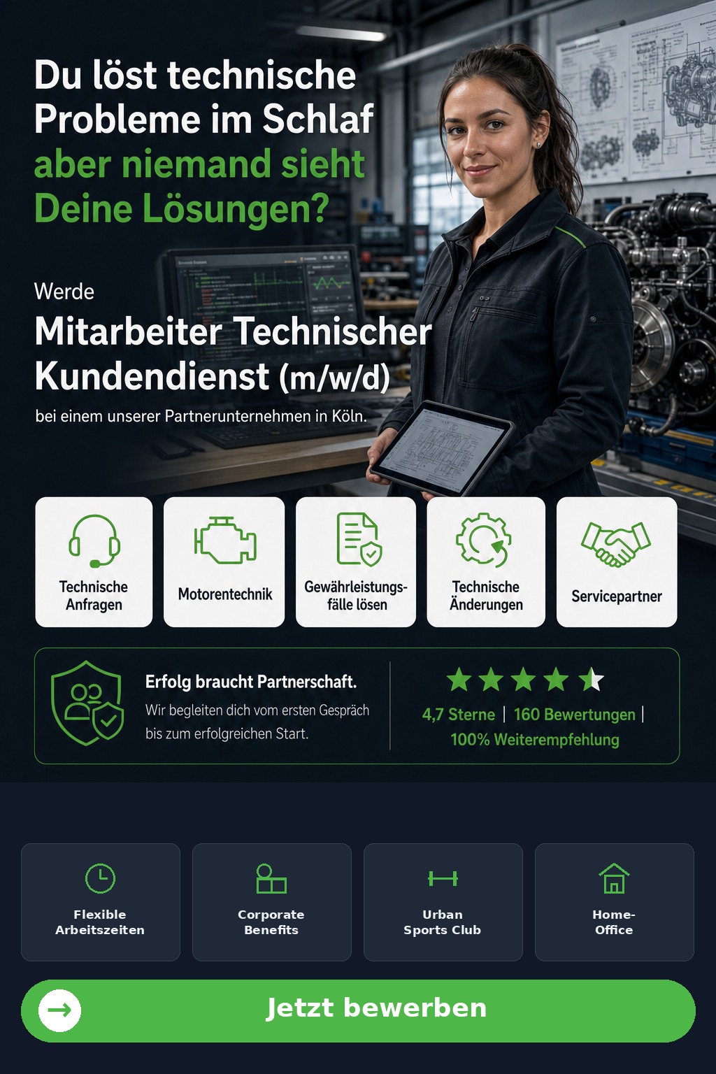 Mitarbeiter Technischer Kundendienst (m/w/d) (Köln) - Driven Solution GmbH