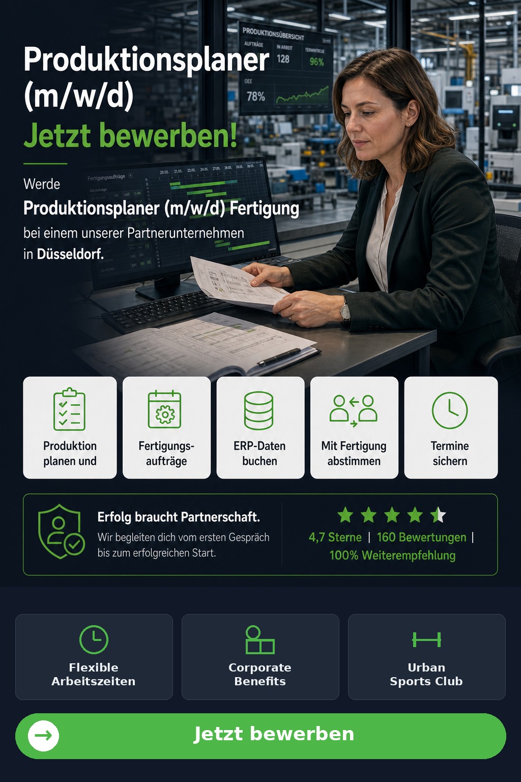 Produktionsplaner (m/w/d) Fertigung (Düsseldorf) - Driven Solution GmbH