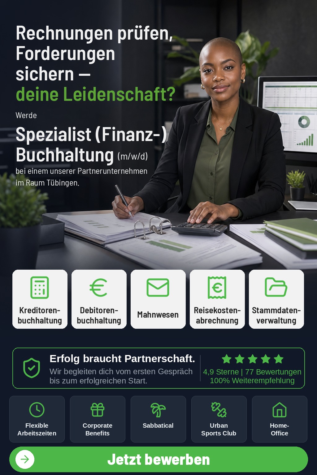 Spezialist (Finanz-) Buchhaltung (m/w/d) (Raum Tübingen) - Driven Solution GmbH