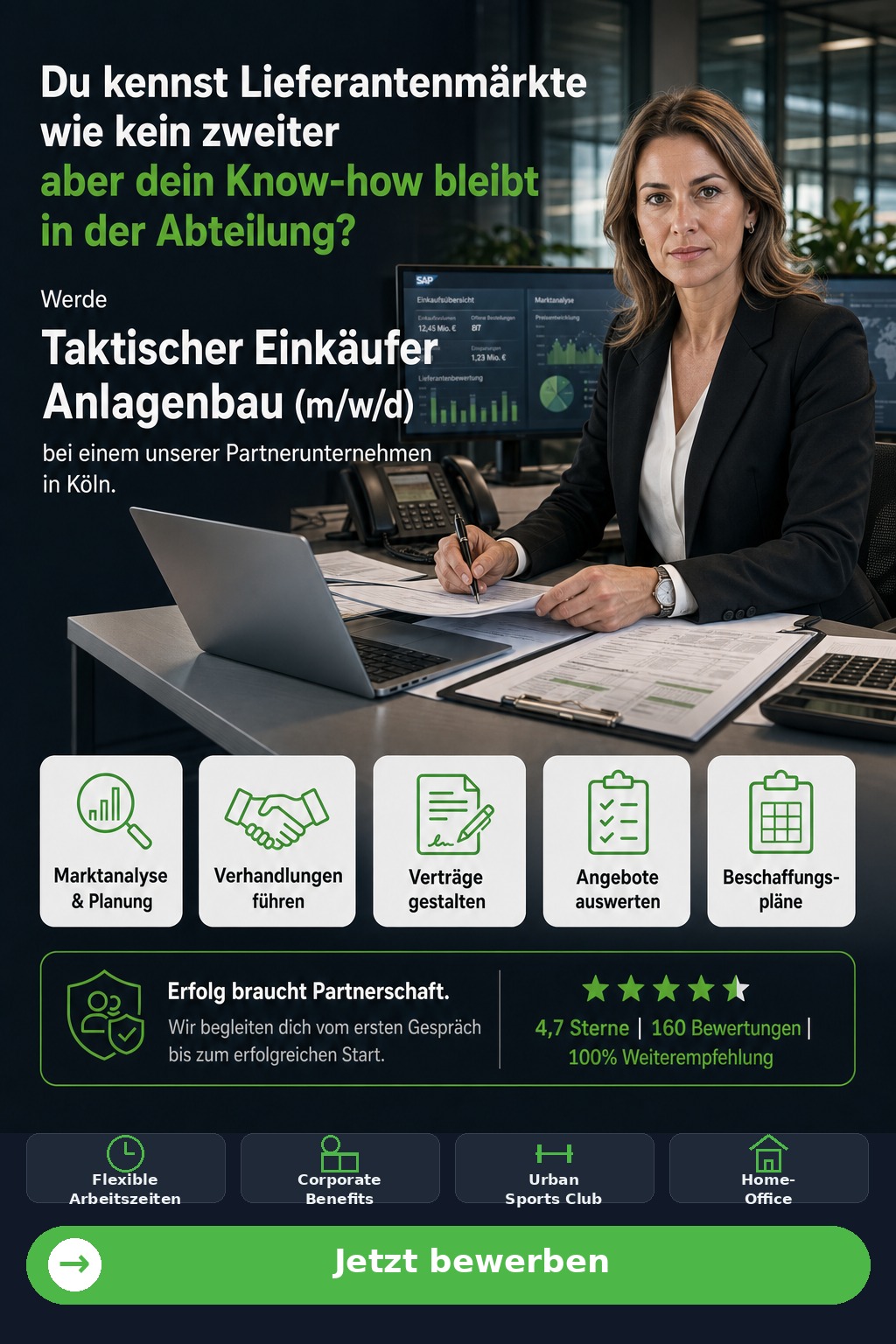 Taktischer Einkäufer Anlagenbau (m/w/d) (Köln) - Driven Solution GmbH