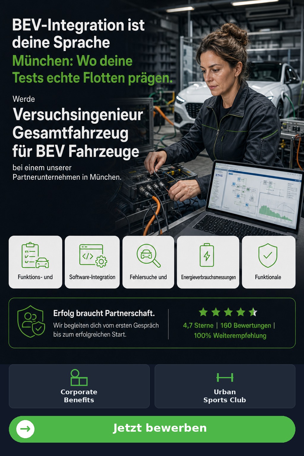 Versuchsingenieur Gesamtfahrzeug für BEV Fahrzeuge (München) - Driven Solution GmbH